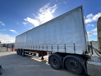 M&G TRAILERS 45FT 38 TON TRI AXLE CURTAINSIDER