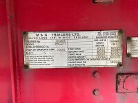 M&G TRAILERS 45FT 38 TON TRI AXLE CURTAINSIDER - 6