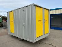 GROUNDHOG APPROX. 12FT X 7FT6" SINGLE AXLE TOWABLE WELFARE UNIT - 5
