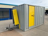 GROUNDHOG APPROX. 12FT X 7FT6" SINGLE AXLE TOWABLE WELFARE UNIT - 30