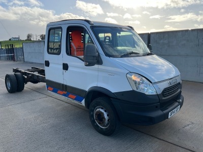 IVECO DAILY 70C17 3.0 7 TON DOUBLE CAB CHASIS 