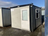 APPROX. 12ft x 10ft STEEL CLAD OPEN PLAN OFFICE - 3