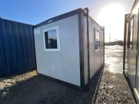 APPROX. 12ft x 10ft STEEL CLAD OPEN PLAN OFFICE - 6