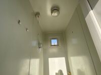 APPROX. 12ft x 10ft STEEL CLAD 4 CUBICLE SHOWER BLOCK - 21