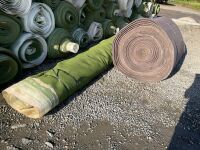 1No. PART ROLL OF INDOOR PITCH CARPET & 1No. PART ROLL OF UNDERLAY