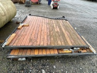 2No. APPROX.  8ft METAL GATES  - 2