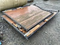 2No. APPROX.  8ft METAL GATES  - 3