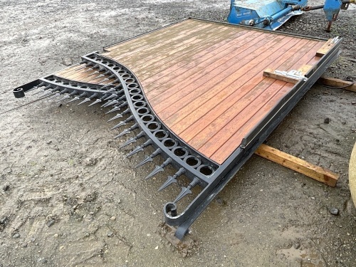 2No. APPROX.  8ft METAL GATES 