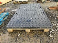 4No. UNUSED 15mm 8ft x 4ft GROUND PROTECTION MAT - 2