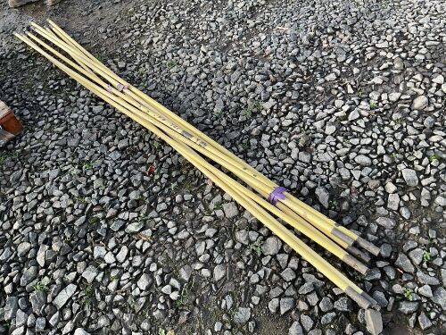 7No. APPROX. 10ft SEWER RODS