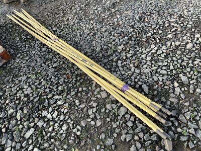 7No. APPROX. 10ft SEWER RODS