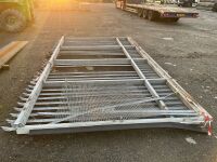 APPROX. 5250mm x 3000mm GALVANISED SLIDING GATE - 2