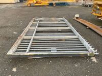 APPROX. 5250mm x 3000mm GALVANISED SLIDING GATE - 6