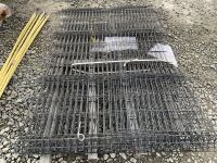 APPROX. 10No. ASSORTED FENCING PANELS (BLACK) - 4