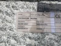 2No. UNUSED SILVER GRANITE GATE POSTS 2400mm x 240mm x 240mm - 3