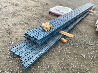 APPROX. 10No. 7500mm & 18No. 6000mm PALLET RACKING BARS & ASSORTED BRACING BARS 