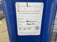 APPROX. 1500mm x 1400mm 500KGS SAFETY CAGE - 6