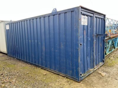 APPROX. 20ft x 8ft ANTI VANDAL SITE STORAGE CONTAINER 