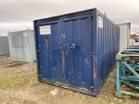 APPROX. 20ft x 8ft ANTI VANDAL SITE STORAGE CONTAINER  - 3