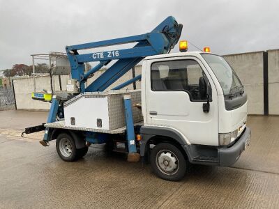 NISSAN CABSTAR 35.14 3.5 TON CHERRY PICKER  