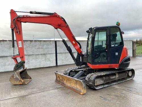 KUBOTA KX080-4a 8 TON MIDI EXCAVATOR