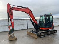 KUBOTA KX080-4a 8 TON MIDI EXCAVATOR - 2