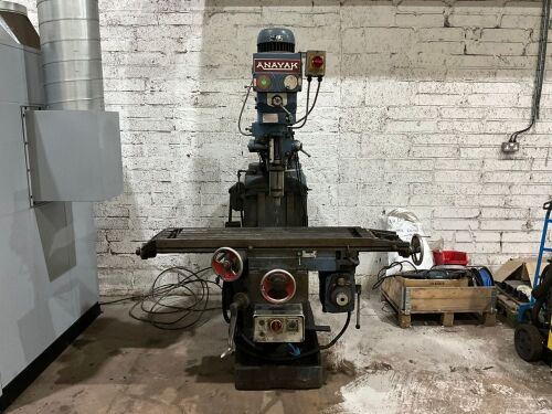 ANAYAK 3 PHASE OVER HEAD MILLING MACHINE