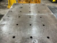 APPROX. 1800mm x 1400mm METAL WORK BENCH - 4