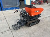UNUSED CONSTANT NARROW ACCESS HIGH TIP PETROL TRACKED DUMPER  - 5