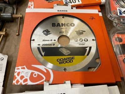 UNUSED BAHCO 200mm 20 TOOTH WOOD BLADE