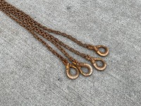 APPROX. 6m 10mm 4 LEGGED BROTHER, HOOKS & SHORTENERS - 2