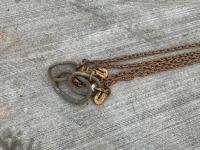 APPROX. 6m 10mm 4 LEGGED BROTHER, HOOKS & SHORTENERS - 3