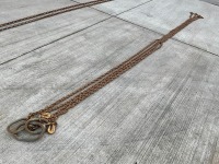 APPROX. 6m 10mm 4 LEGGED BROTHER, HOOKS & SHORTENERS - 4