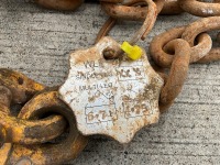 APPROX. 6m 10mm 4 LEGGED BROTHER, HOOKS & SHORTENERS - 5