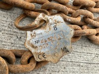 APPROX. 6m 10mm 4 LEGGED BROTHER, HOOKS & SHORTENERS - 6