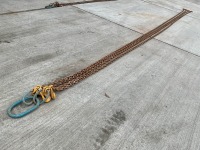 APPROX. 10m 13mm 4 LEGGED BROTHER, HOOKS & SHORTENERS - 4