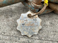 APPROX. 10m 13mm 2 LEGGED BROTHER, HOOKS & SHORTENERS - 5