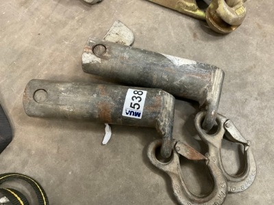 2No. 13 TON PIPE LIFTERS