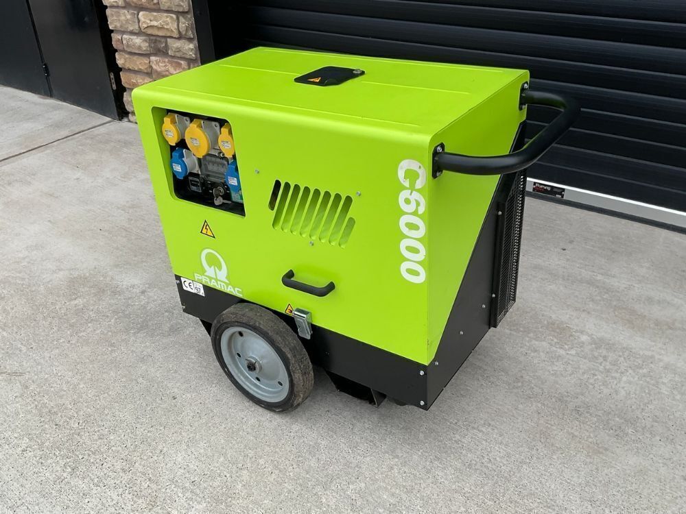 PRAMAC C6000 6KVA MOBILE SUPER SILENT DIESEL GENERATOR