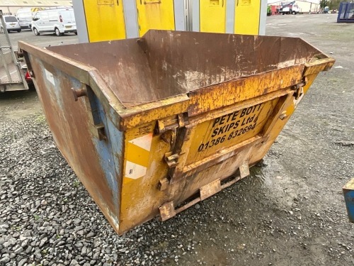 APPROX. 6 CUBIC YARD SKIP & DROP DOWN FRONT RAMP