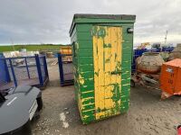 APPROX. 3ft x 3ft WOODEN SECURITY HUT / SHED - 2