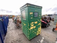 APPROX. 3ft x 3ft WOODEN SECURITY HUT / SHED - 4
