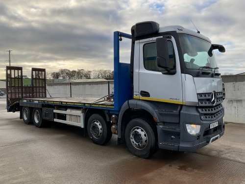 MERCEDES AROCS 3230 32 TON 8X4 AUTOMATIC BEAVERTAIL PLANT LORRY