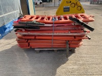 APPROX. 17No. PLASTIC PEDESTRIAN BARRIERS - 2