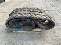 2No. PART WORN RUBBER TRACKS TO SUIT 8 TON MINI DIGGER - 9