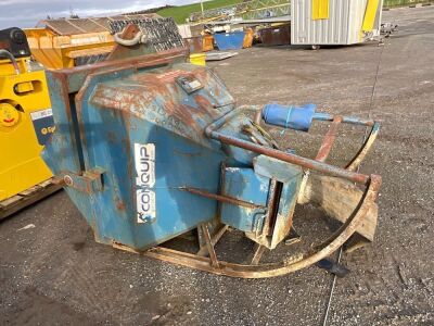 CONQUIP 1000lt CONCRETE SKIP & HOSE