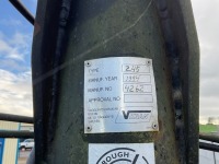 TRACTOR DRAWN TWIN AXLE FORESTRY TRAILER & CRANE - 3