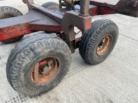TRACTOR DRAWN TWIN AXLE FORESTRY TRAILER & CRANE - 5