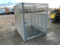 APPROX. 2000mm x 1550mm x 1800mm GALVANISED DOG PEN