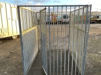 APPROX. 2000mm x 1550mm x 1800mm GALVANISED DOG PEN - 3